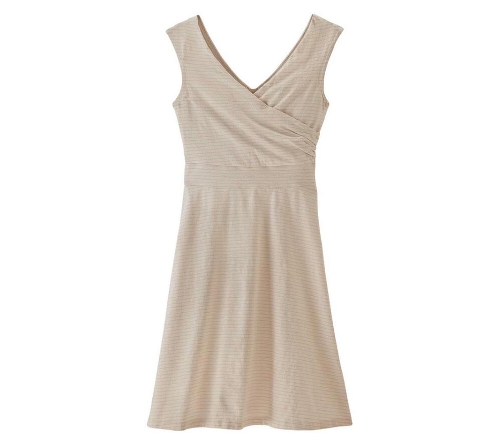 PATAGONIA PORCH SONG DRESS WOMENS HIGH TIDE: DYNO WHITE Small